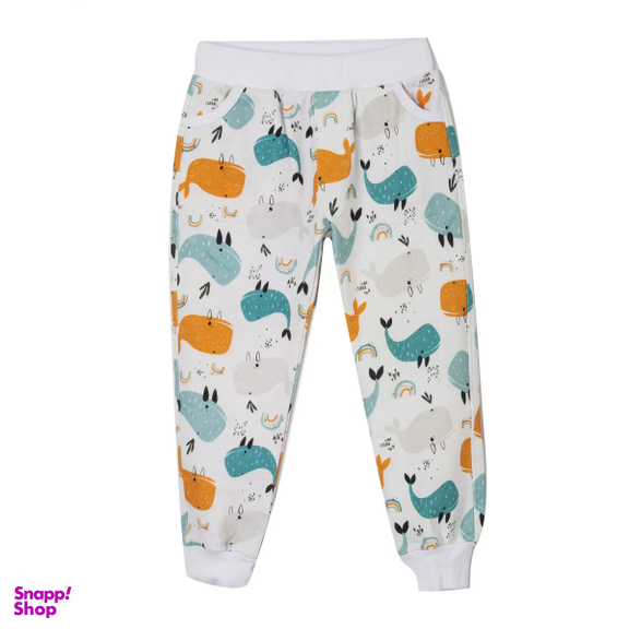 ست هودی و شلوار بچگانه گیزولان مدل نهنگ