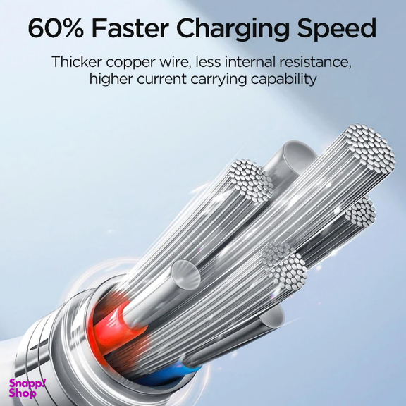 کابل تبدیل USB به Lightning/Type-C/MicroUSB لیتو مدل LD-49 طول 1 متر