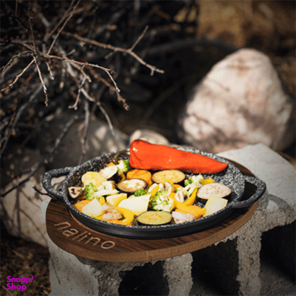 تابه گریل درب دار نالینو مدل Padela کد 02 سایز 26
