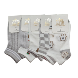 جوراب مچی زنانه الیت کد 10005 بسته ۵ عددی