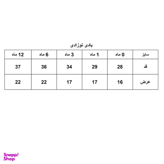 بادی نوزادی او بیبی مدل 1071-084