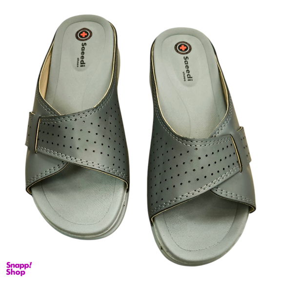 دمپایی طبی زنانه‌ کفش سعیدی مدل ویانزا کد 206 رنگ طوسی