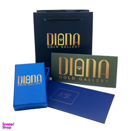 دستبند طلا 18 عیار زنانه دیانا مدل پولکی سوپرلایت