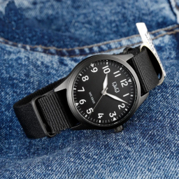 ساعت مچی عقربه ای مردانه کوارتز کیو اند کیو مدل Q76B-007