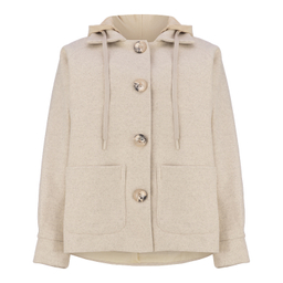 پالتو زنانه السانا مدل فرتاک کد 236971 رنگ کرم