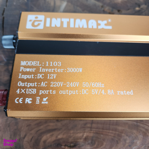 مبدل برق خودرو صنعتی اینتیمکث کد 1103 ظرفیت 3000 وات