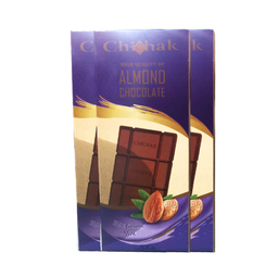 شکلات تابلت بادام چیچک وزن 80 گرم