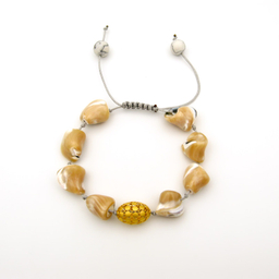 دستبند طلا 18 عیار زنانه کاپانی مدل صدفی کد kb020