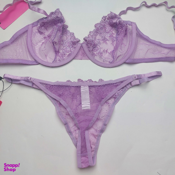 ست شورت و سوتین زنانه برتا کد 2020KP رنگ بنفش
