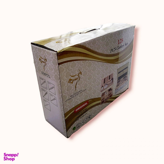 سرویس قاشق و چنگال 128 پارچه وینکس مدل STAINLEES-STEEL