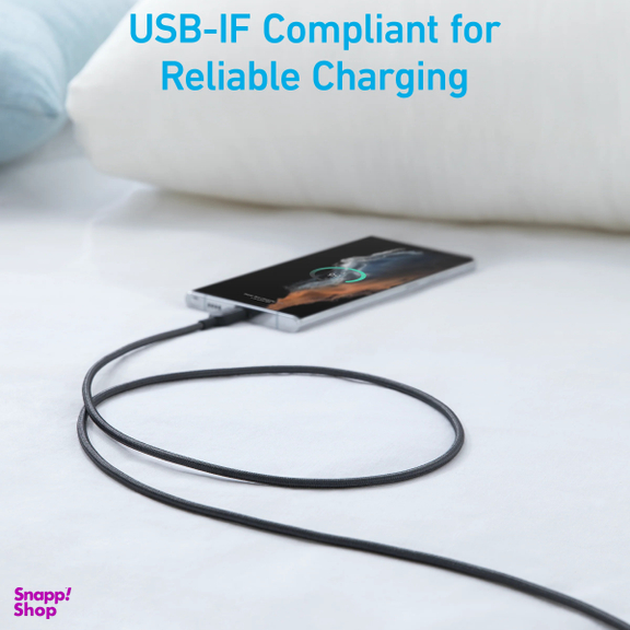 کابل تبدیل USB به USB-C انکر مدل 322 A81H5 طول 90 سانتی متر