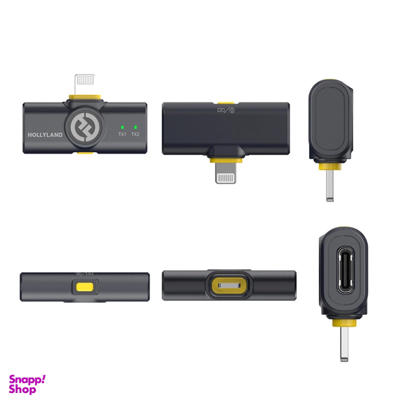 ست کمبو میکروفون بی سیم هالی لند مدل LARK M2 DUO