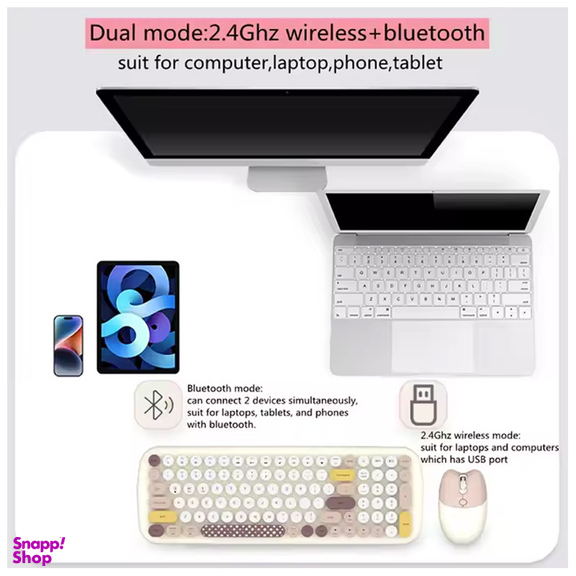کیبورد و ماوس بی سیم کوتسی مدل 84023