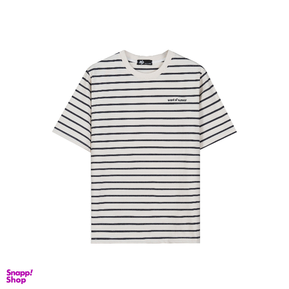 تیشرت زیگ مدل Sandero رنگ سفید مشکی