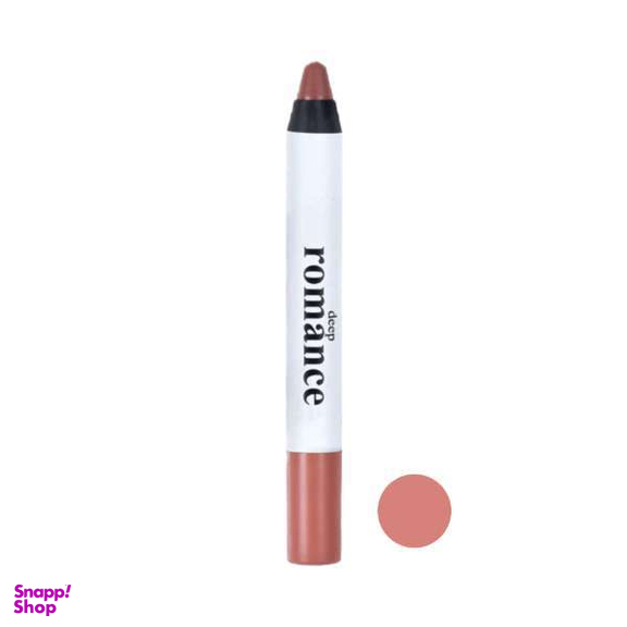 رژ لب مدادی دیپ رومنس مدل Waterproof Matte کد SL200 وزن 2.8 گرم
