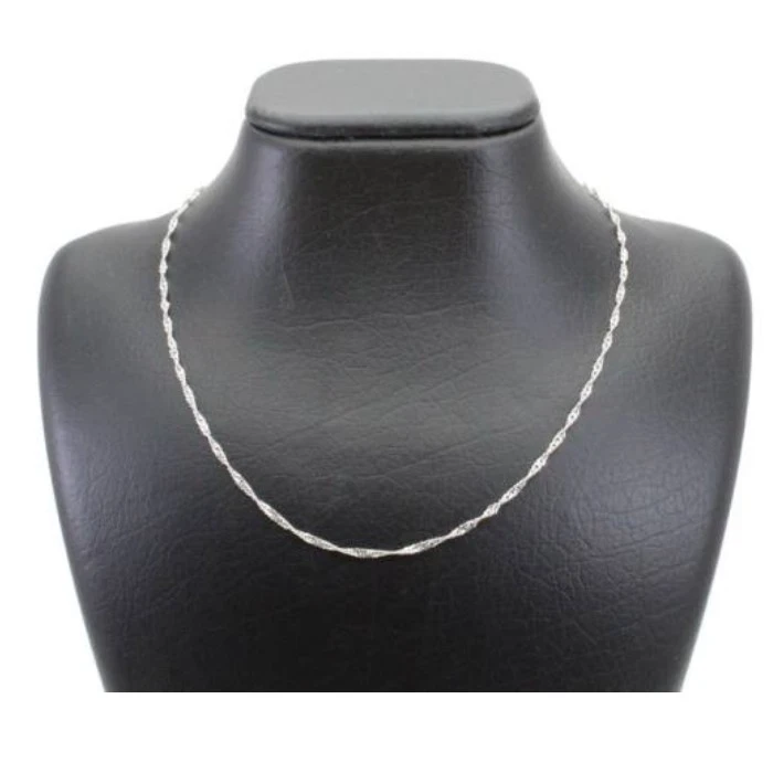 زنجیر نقره زنانه گیرا مدل دیسکو G0178-45