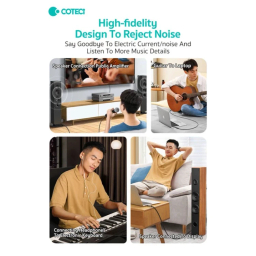 مبدل جک 3.5 میلی متری به جک 6.5 میلی متری کوتتسی مدل 76002