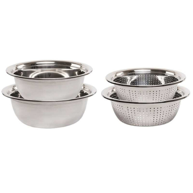 ست آبکش و لگن کد AL2226 مجموعه 4 عددی