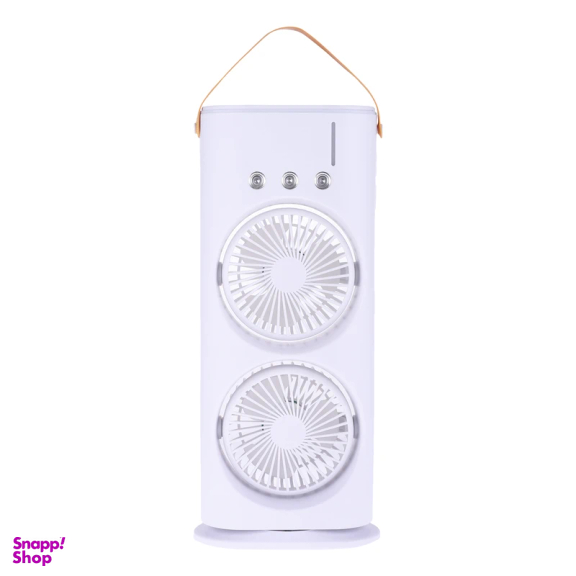 پنکه شارژی پرتابل مدل مه پاش دو فن کد 1185