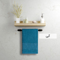 حوله دستی دنیز طرح آرتا سایز 40×80 سانتی متر