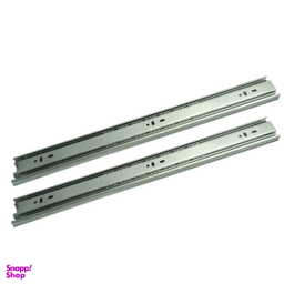 ریل کشو کابینت مدل ساچمه ای کد 07 سایز 50 سانتی متر بسته 2 عددی