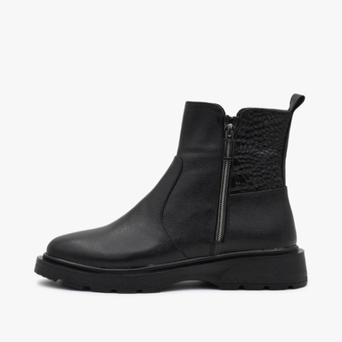 نیم بوت چرم طبیعی زنانه چرم تهران مدل P19M