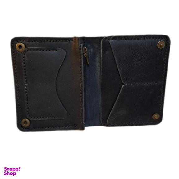 کیف پول چرم طبیعی دست دوز مدل ChDD3