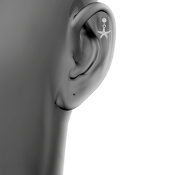 پیرسینگ گوش زنانه اقلیمه مدل HS405