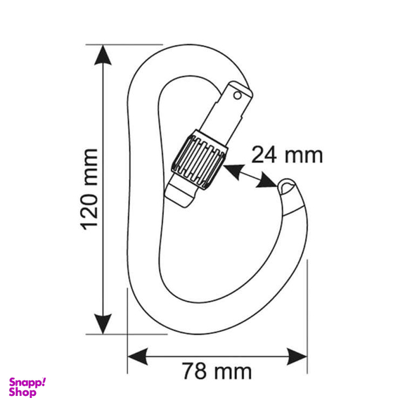 کارابین کمپ مدل Atom Lock