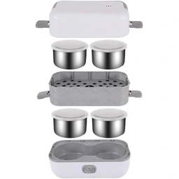 ظرف غذای هیتردار 2 طبقه مدل HM-02