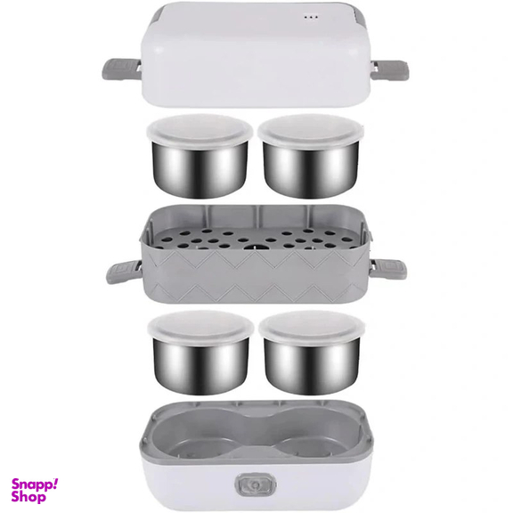 ظرف غذای هیتردار 2 طبقه مدل HM-02