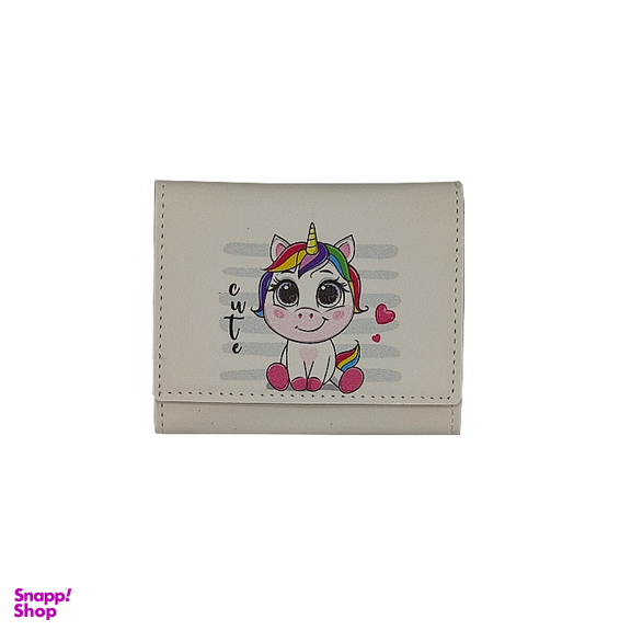 کیف پول دخترانه مدل یونیکورن کد 144