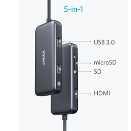 هاب 5 پورت USB-C انکر مدل A8334