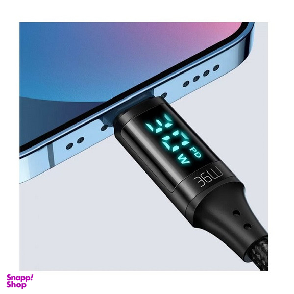 کابل شارژ تایپ سی به لایتنینگ مک دودو صفحه دار مدل CA-1030