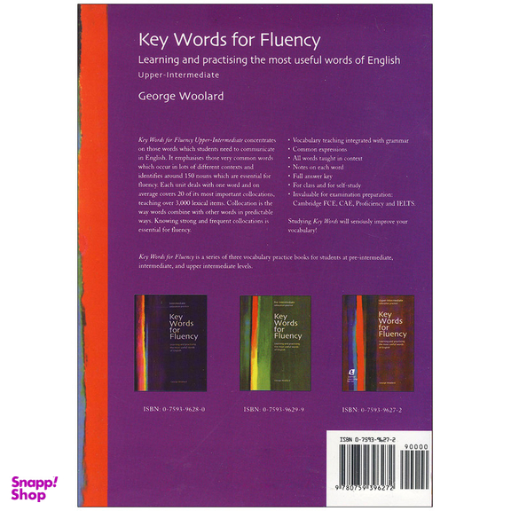 کتاب KeyWords for Fluency Upper-Intermediate اثر Gorge Woolard انتشارات زبان مهر