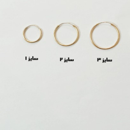 گوشواره طلا 18 عیار زنانه مدل سلنیوم کد S026