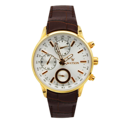 ساعت مچی عقربه ای زنانه واتسون کد 1029 رنگ قهوه ای