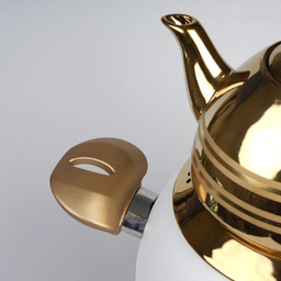 ست کتری و قوری نزاز مدل قالب ترک رنگی