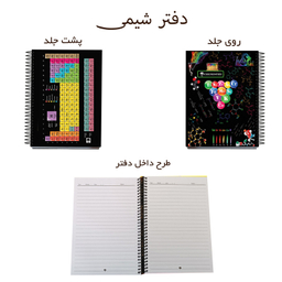 دفتر مشق 100 برگ تیما مدل ریاضی فیزیک مجموعه 4 عددی