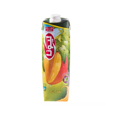 آبمیوه پاکتی لیونا با طعم انبه شیرین عسل حجم 1 لیتر