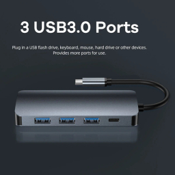 هاب 5 پورت USB-C ریمکس مدل RU-U5