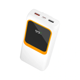 پاوربانک پی زد ایکس مدل V27 Fast Charging 22.5W Cabled ظرفیت 20000 میلی آمپر ساعت