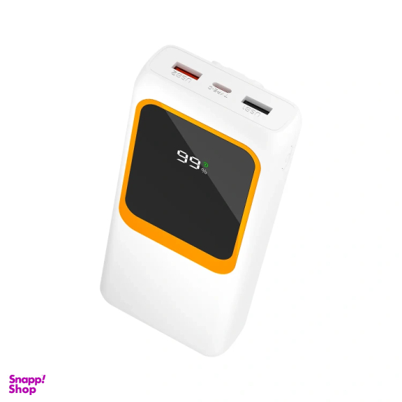 پاوربانک پی زد ایکس مدل V27 Fast Charging 22.5W Cabled ظرفیت 20000 میلی آمپر ساعت