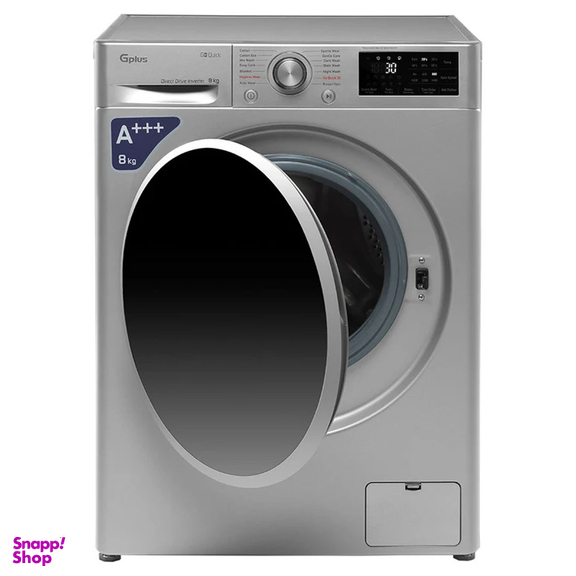 ماشین لباسشویی جی پلاس مدل GWM-P88W ظرفیت 8 کیلوگرم