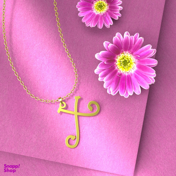 گردنبند طلا 18 عیار زنانه مدوپد مدل حرف X کد H3-1-1440