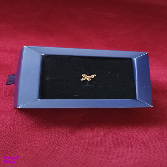 آویز گردنبند طلا 18 عیار زنانه مدل پروانه کد S0343536