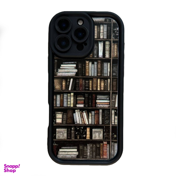قاب گوشی موبایل فشن مدل کتابخانه مناسب اپل iPhone 16 Pro Max