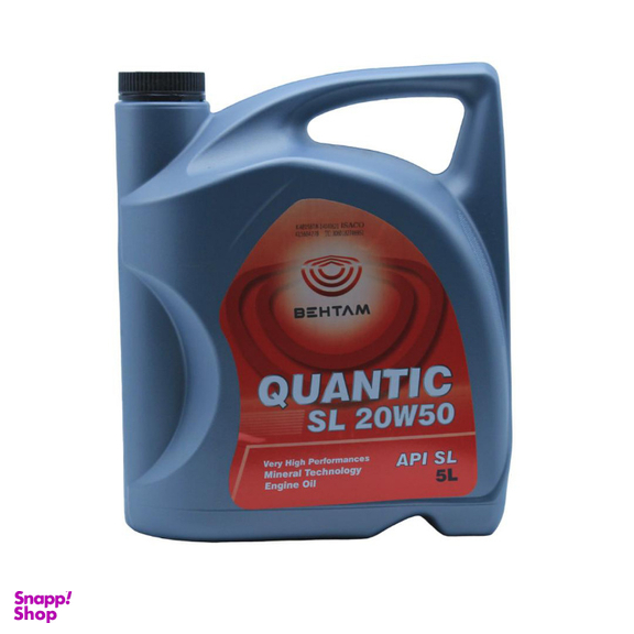 روغن موتور بهتام مدل Quantic SL 20W50 حجم 5 لیتر مناسب خودرو پژو پرشیا و پژو 405
