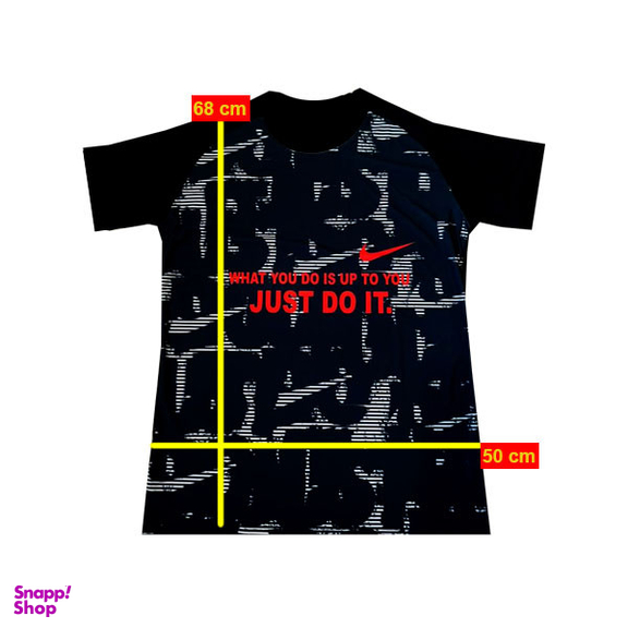 تیشرت ورزشی پسرانه مدل just do it کد 749