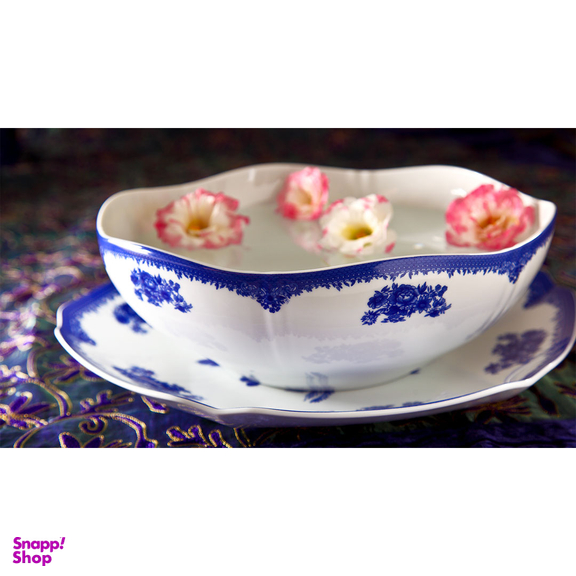 سرویس قاب و قدح چینی زرین ایران مدل هگزان طرح فلورانس درجه یک